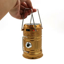6 LED Solar USB Rechargeable Charging Outdoor Camping Tent Lantern Light  Lamp