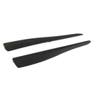 2 Pcs Carbon Style Bumper Lip Corner Side Scrach Protector Strip Guard vcd