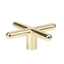 Deluxe Brass Coated Metal X CROSS Bridge Head For Snooker Pool Table Cue Stick
