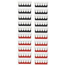 20 Pcs 6-position Fork Pre-insulated Terminal Block Terminal Block