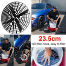 Car Wash Bucket Grit Guard Insert (Black) - Separate Dirt From Your Sponge