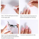 300Pcs/Lot Artificial Nail Tip Acrylic Nail Art Tips Extend Nails Plastic N