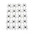 20Pcs Plastic Black Spiders Joking Toys Halloween Party Decoration RealisticR3C