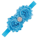 Sky Blue New Girls Headbands Flower Hair Accessories For Girls Infant Hair