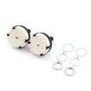 2pcs RS26 1 Pole Position 12 Selectable Band Rotary Channel Selector Switch JR