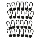 24pcs Plastic Coated Spiral Wire Hooks For Shock Cord Bungee Rope 6mm