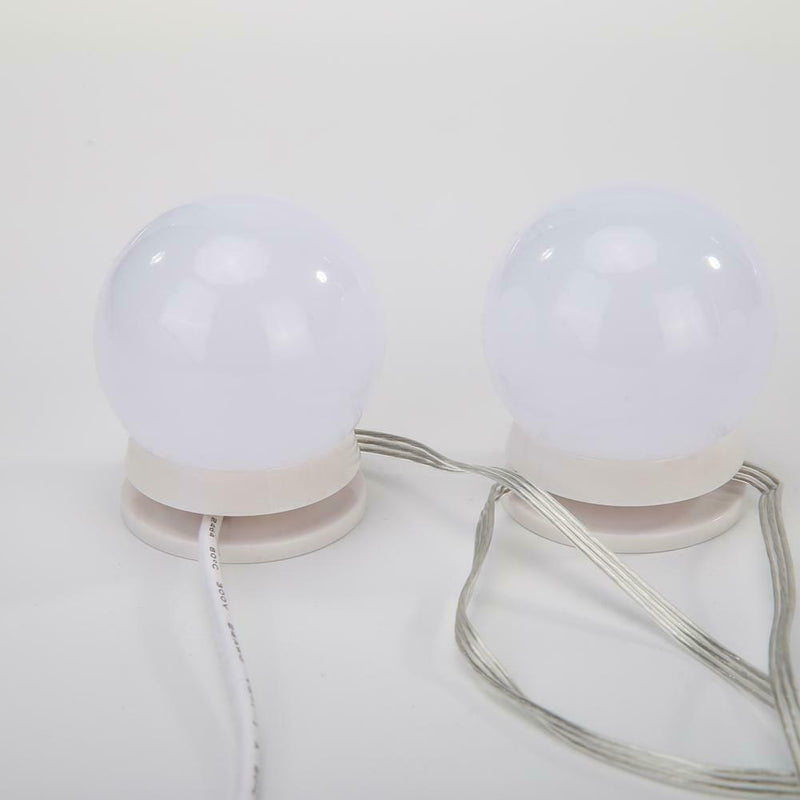 2pcs LED Makeup Mirror Light Bulb Kit Dimmable USB Hollywood Vanity Lights A