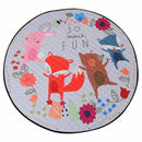 Round Rugs Baby Play Mat Toys Storage Organizer,Nursery Rugs Large polyeste