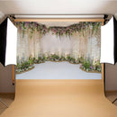 Nordic Wedding Flowers Photography Prop Background Cloth Backdrop for Video A