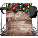 Christmas Background Cloth Photo Studio Backdrops New Year Party Santa Gifts Fam