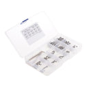 240Pcs M3/M4/M5/M6/M8 Stainless Steel Hex Socket Button Head Screws Bolt Kit