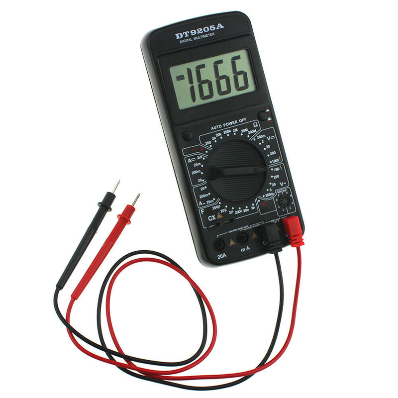 DT9205A Digital AC/DC Electric Handheld Ammeter Resistance Capacitance Test