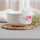 2pc Natural Water Hyacinth Weave Placemat Round Braided Rattan Tablemats Pl
