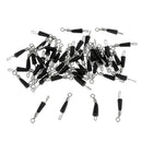 50pcs Quick Change Fishing Swivels Clips Pins Fast Link Line Connector