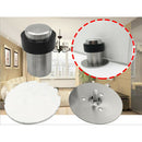 Steel Floor Mounted Door Stop Jam Stay Stopper Holder Bumper Stand 46mm