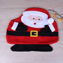 Christmas Theme 2 Layers Santa Claus Pattern Table Mat with Napkin