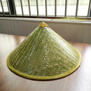 Straw Bamboo Durable Chinese Oriental Sun Fish Hat Farmer B7B2 Coolie Rice P7Y6