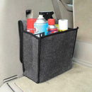 Portable Gray Felt Car Trunk Cargo Organizer Storage Box Accessory Bag New V6Q8