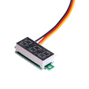 3-Wire mini DC 0-100V voltmeter LED panel 3-digital display voltage  JR