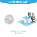 1.6L Automatic Dog Cat Electric Water Fountain USB Pet Bowl Drinking FilterB Gw