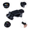 Clip 3-in-1 180 Fish-Eye Lens+Wide Angle Lens+Macro Lens Black #gib
