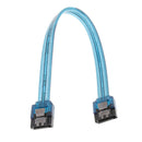 7Pin SATA 3.0 HDD Data Cable with Locking Latch 150mm Straight to Right Angle
