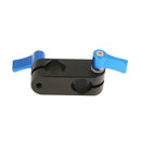 Right Angle Rod Clamp 15mm Rod Adapter 90 Degree Rotate for Video Camera