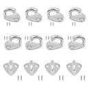 Qty 12 Stainless Steel Coat / Hat Hook Wall Mounted Hanger for Marine Boat Home