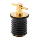 Brass & Rubber For Boat Hull/Livewell/Baitwell Drain Plug Turn-tite Plug