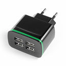 4-Ports Mobile Phone Universal 5V 4A Fast Charging USB Charger Adapter EU