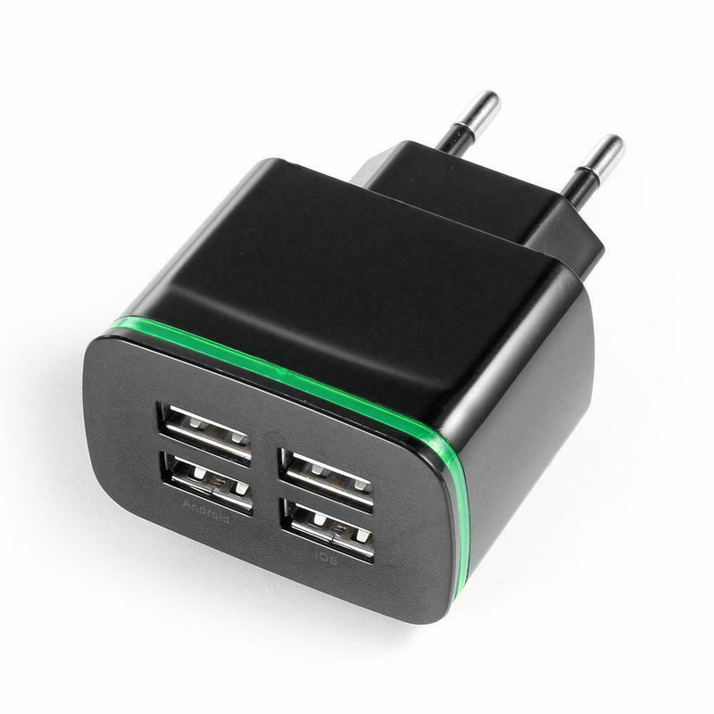 4-Ports Mobile Phone Universal 5V 4A Fast Charging USB Charger Adapter EU