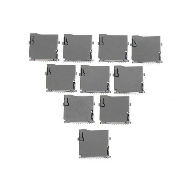 10pc 8 pin Mini card TF Card Holder Memory Card Slot Connector Socket A Gw