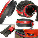 1Pc New 2.5M Car Front Bumper Lip Spoiler Splitter Skirt Rubber Protector Body