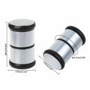 2Pcs Round Shape Door Handle MS-7001 Shower Glass Gate Pulls Knob Furniture New