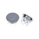 2X Round Overflow Cover Tidy Trim Chrome Bathroom Basin Sink Spare Replacemen ES