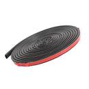 5m B Shape Car Door Seal Strip Weatherstrip Noise Insulation Rubber Seal