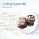 2pcs 30x30mm 220UF Electrolytic Metal Capacitor for Electronic Products Circuit