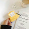 Yellow Cheese Pattern Protective Case Shockproof Silicone Cover Skin for Airpods