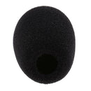 5 Pack 6mm Lavalier Lapel Tie Clip with 5 Pack Windshield Foam Soft Sponge