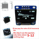 0.96" I2C IIC SPI Serial 128X64 White OLED LCD LED Display Module for Arduino lu