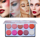 POPFEEL10 Farben Matte Blush Palette V2H2 U5P2