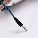 H-169 3.5mm MP3 MP4 Wiring Subwoofer Braided Cord, Universal Music Headphon