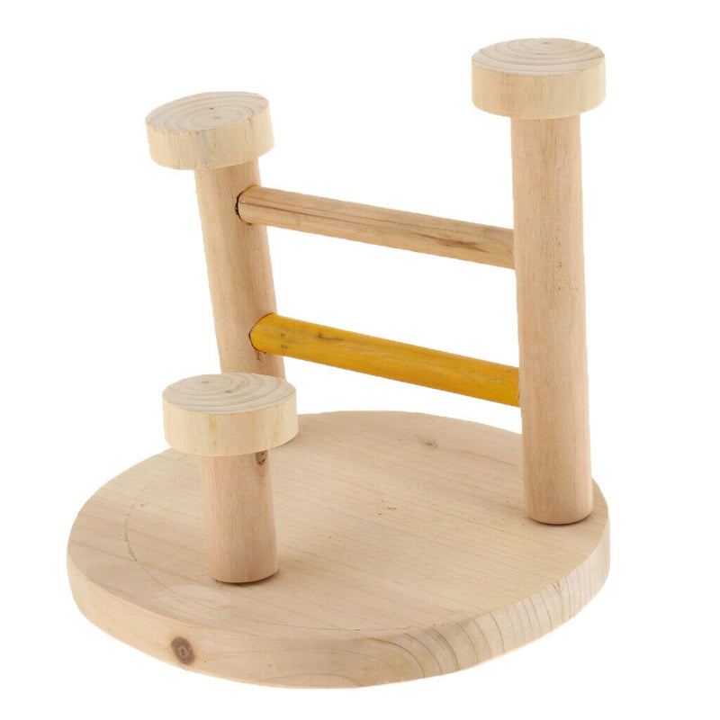 Small Pet Wooden Cage Raised Platform Shelf Stand Perches for Puppy Pet Hamster