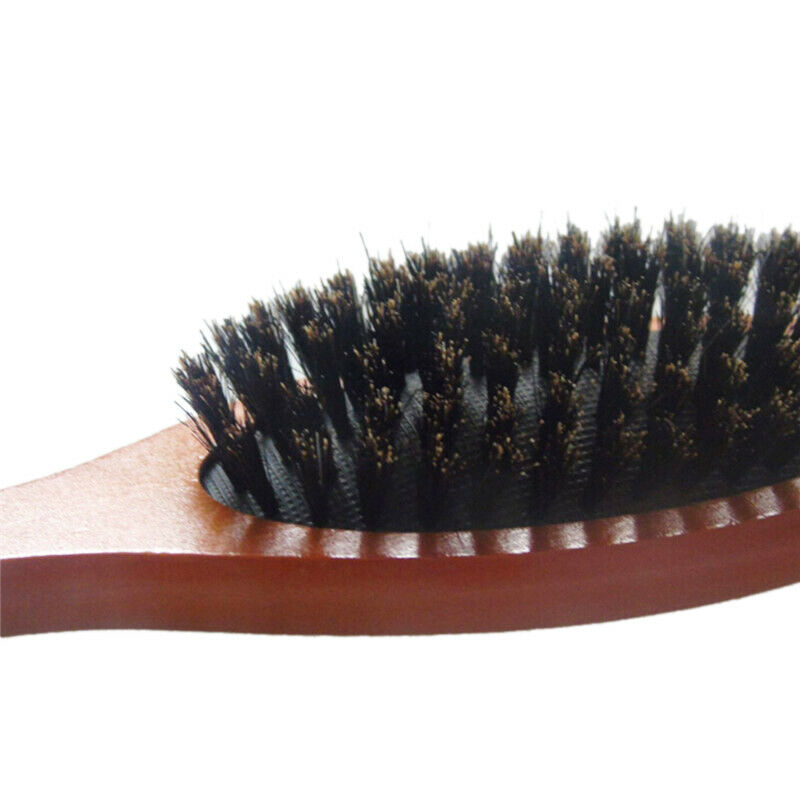 Hairbrush Massage Comb Anti-Static Hair Scalp Brush Wooden Handle Hair Brus Z9X4