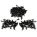 300x Black Plastic Animal / Dog Safety Noses For Teddy Bears Soft Toys DIY