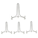 4x Metal Display Easel Stand Plate Bowl Dish Picture Phote Teacake Holder 4"