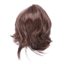 Natural Curly Wigs For Women Synthetic Short Wig With Bangs Brown