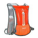 Hydration Pack Backpack Water Bladder Bag Rucksack Cycling Running Orange