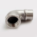 3x Female x Male street Elbow Threaded Pipe Fitting Stainless Steel 201