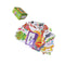 30 Pieces Preschool Educational Flash Cards with Storage Ring Animals
